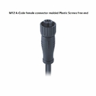 o atuador de sensor de 4A 250V cabografa a extremidade livre plástica Unshielded M12 8 Pin Female Cable