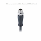 C.A. M12 L código 5 Pin Connector de 5M Sensor Actuator Cable 16A 690V